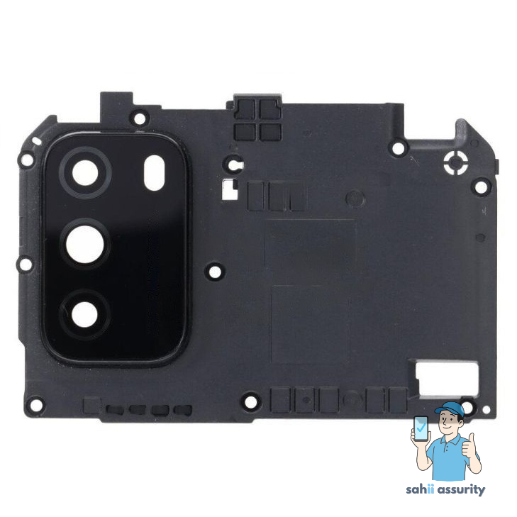 Camera Lens Glass with Frame for Xiaomi Poco M3 Yellow thumbnail